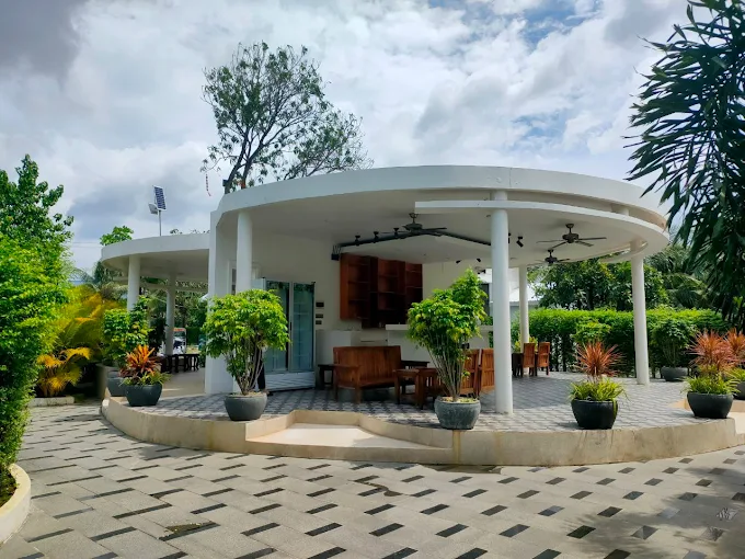 Outdoor bar pavilion